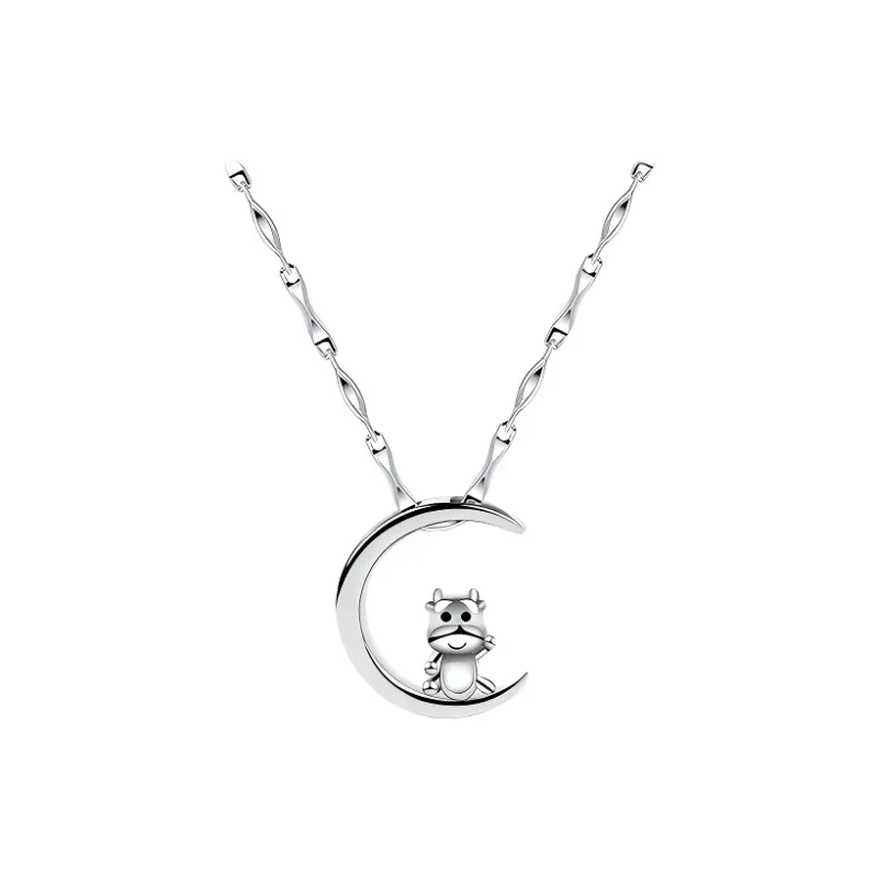 PUENTE 999 Fine Silver Collarbone Chain Women's-10