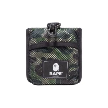 A BATHING APE ABC Camo Brand Logo Reusable Handbag Regular Unisex Green