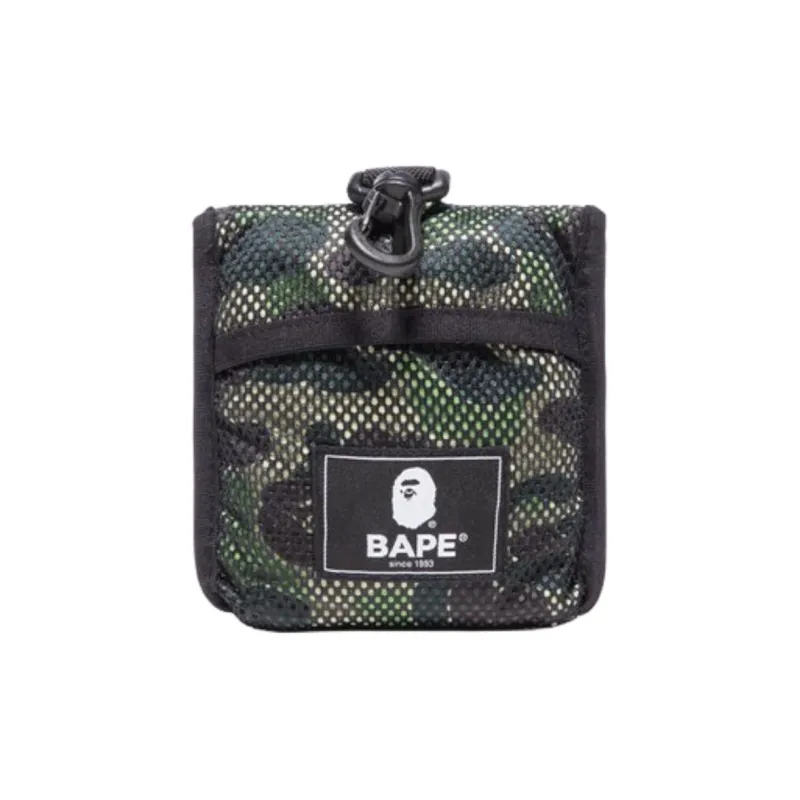 A BATHING APE ABC Camo Brand Logo Reusable Handbag Regular Unisex Green-0