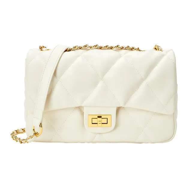 JANE KLAIN Synthetic Leather Crossbody Bag Regular Women's White-0