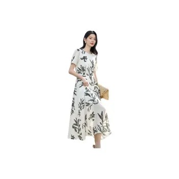 IHIMI Short Sleeved Dress Women's