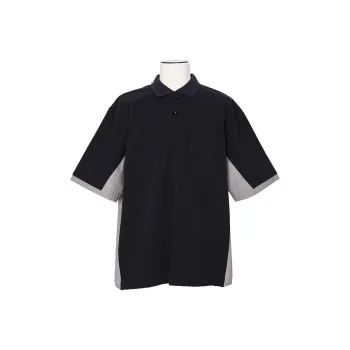 Sacai Polo Shirts Men Navy