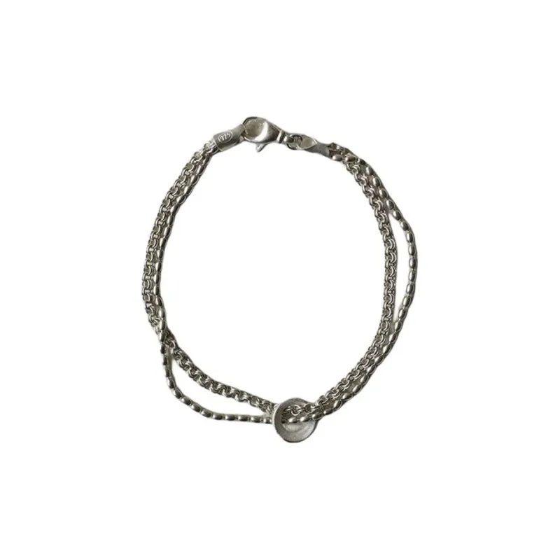 OLIO E ACETO 925 Sterling Silver Bracelets Unisex Silver-0