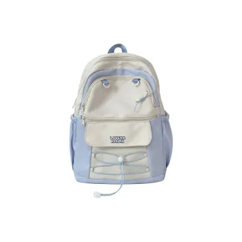AIBAG Nylon Backpack Unisex Blue/Green/Yellow/Purple/Black