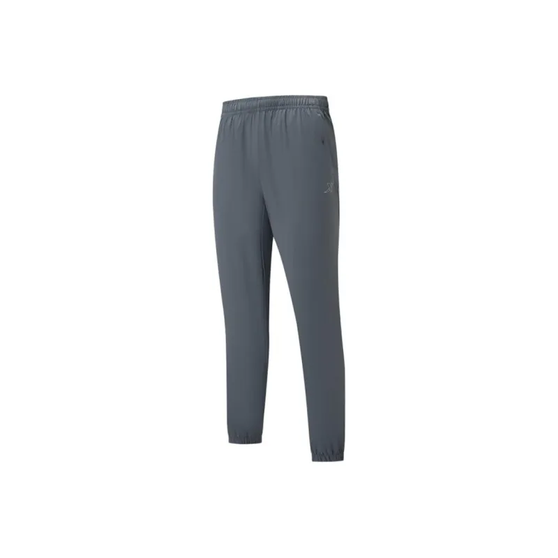 XTEP Sports Life Collection Knitted Sweatpants Men's Dark Brick Gray-0