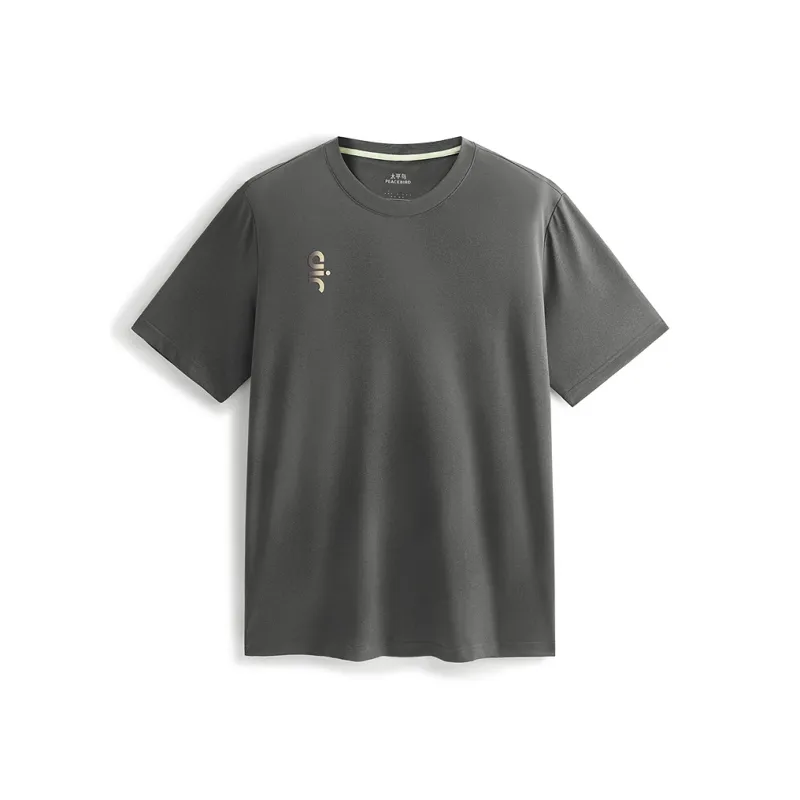 PEACEBIRD MEN T Shirts Men Hyacinth Bean Brown 1-0