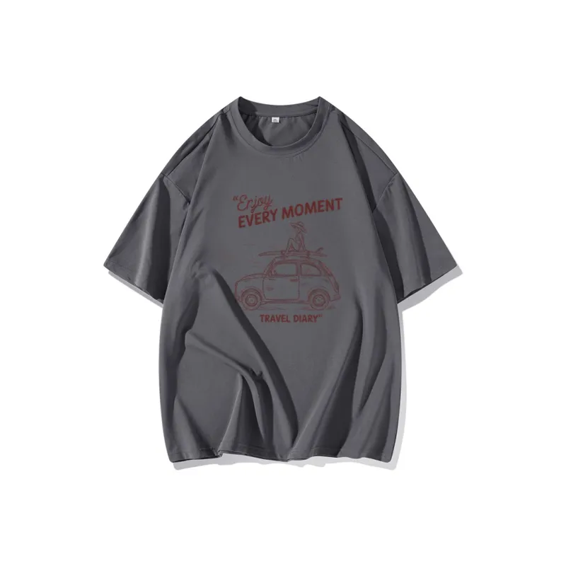 FAIRWHALE Drop Shoulder Sleeve T Shirt Women's-12