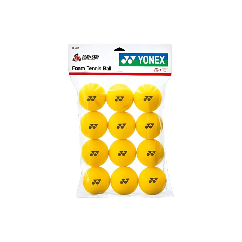 YONEX Foam Tennis Ball Tennis Balls Polyurethane Training Ball Indoor Yellow-0