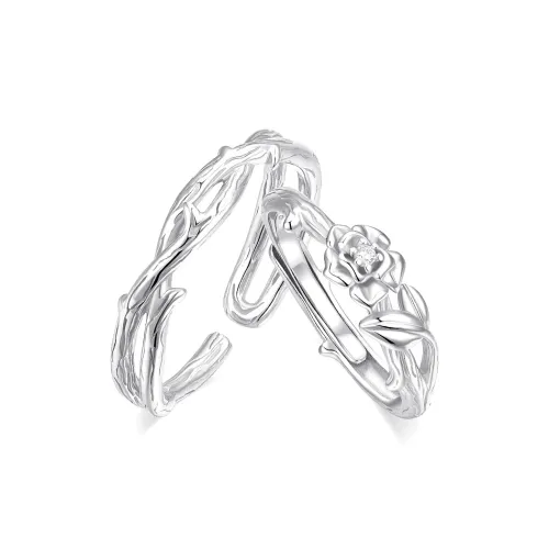 Wylyp 999 Fine Silver Rings Unisex Silver