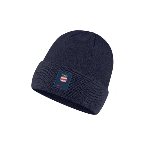 Nike Polyester Beanies Men's Blue