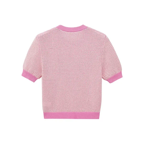 D'zzit Short Sleeved T Shirts Women's Pink-8