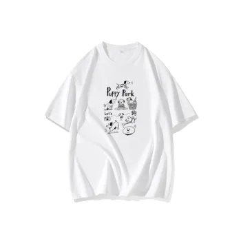 FAIRWHALE Drop Shoulder Sleeve T Shirt Women's