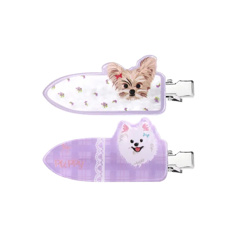 ZANC Acrylic Hair Clips Women's-0