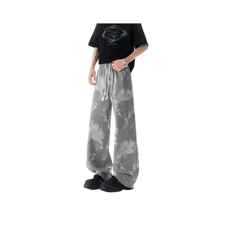 CORNILOT Casual Pants Unisex Gray-0