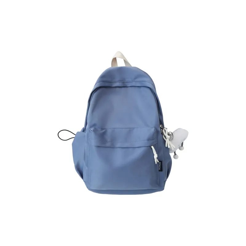 WICKBUEN Nylon Backpack Unisex White, Black, Yellow, Blue, Gray-13