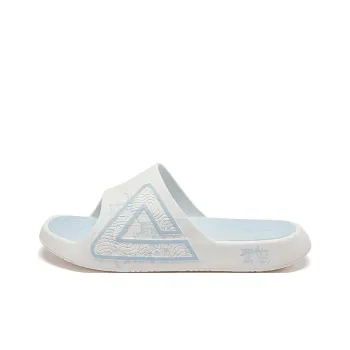 PEAK State Pole Classic Drag Slip Resistant Abrasion Resistant Cushioning Slide Slippers Unisex White Blue