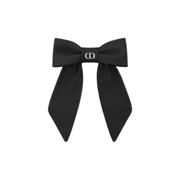 DIOR Metal, Viscose Hair Clips Women's Black