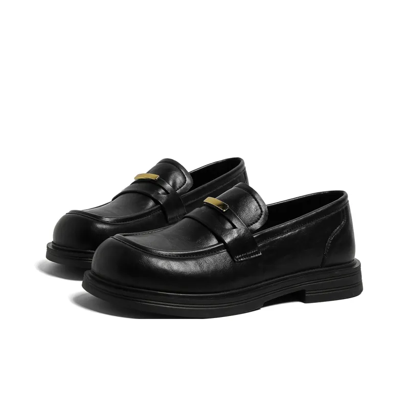 HUANQIU Loafers Women's Black-2