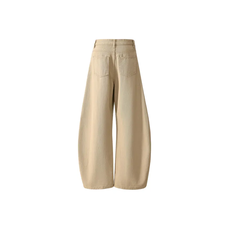 Wen Shan Jeans Women's Apricot-1