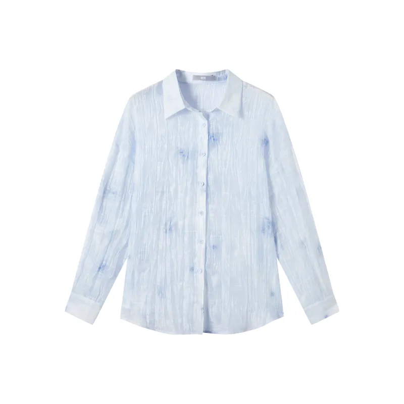 DIALOGUE Shirts Women's Misty Blue-0