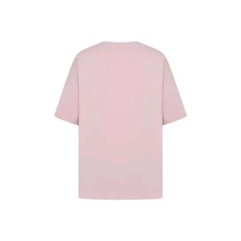 URBAN REVIVO T Shirts Men Light Pink-1