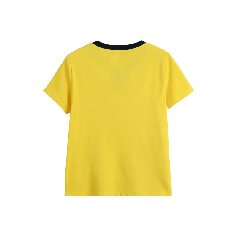 VINMUK T Shirts Women's Yellow-1