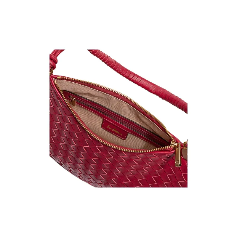 SAM EDELMAN Leather Handbag, Shoulder Bag Regular Women's Red-3