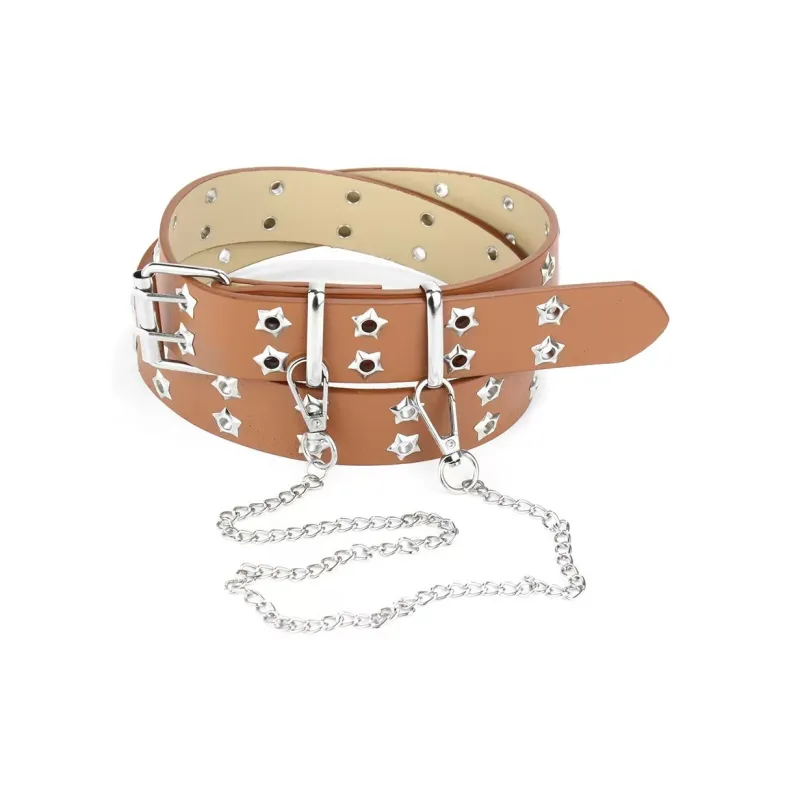 IOTS PU Leather Belts Unisex 3.3CM-4