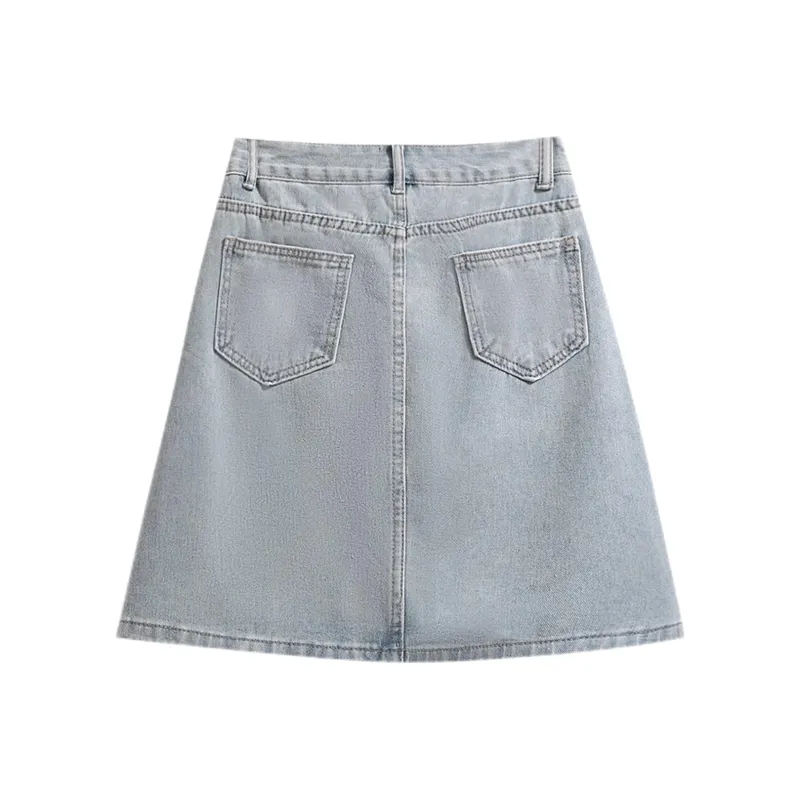 ABBY GODDESS Denim Short Skirts Women's-1