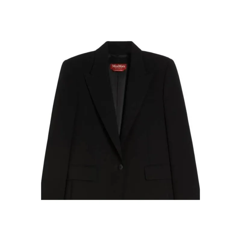MaxMara Studio Viale Straight Hem Jacket-3