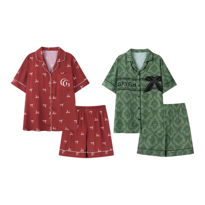 Cotton Gene Pajama Set Women's Combo Set-43