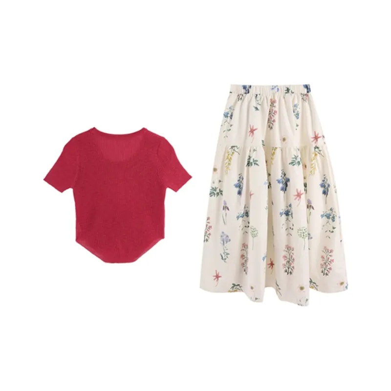 AFGGD Two Piece Skirt Sets Women's-1