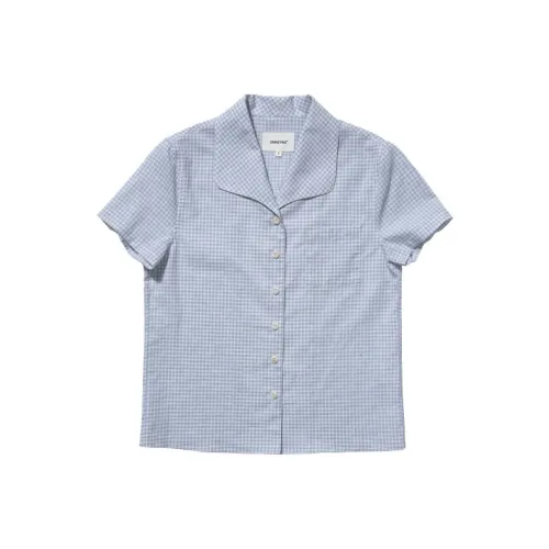 UNRETRO Shirts Women's Light Gray Plaid