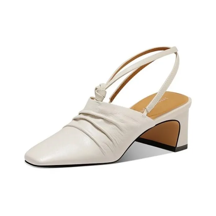 JESSICA SOPHIA Chunky Heel High Heels 4.5cm Women's-5