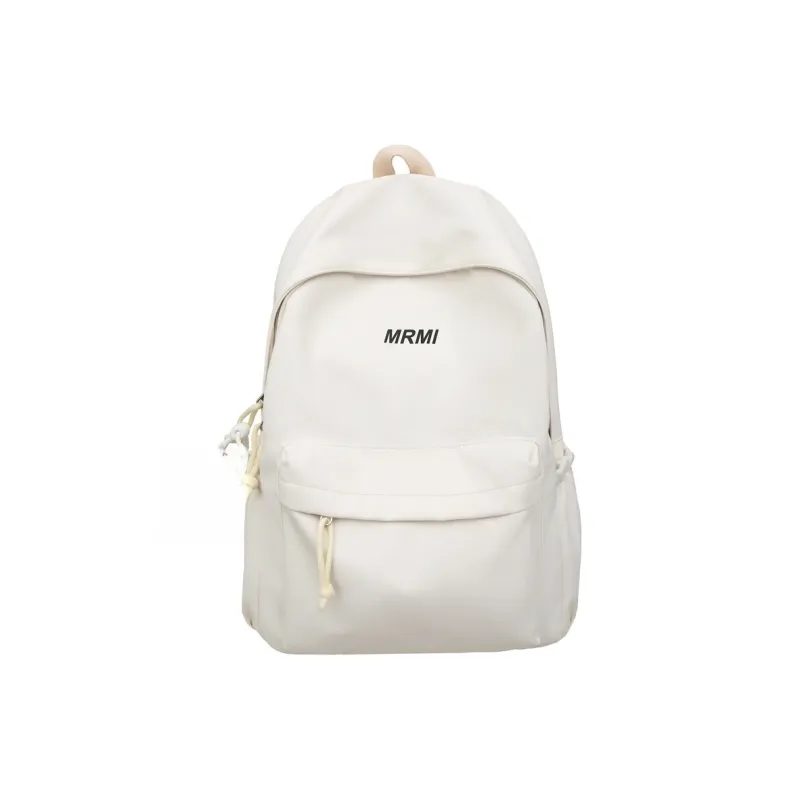 AIBAG Nylon Backpack Unisex White/Black-0