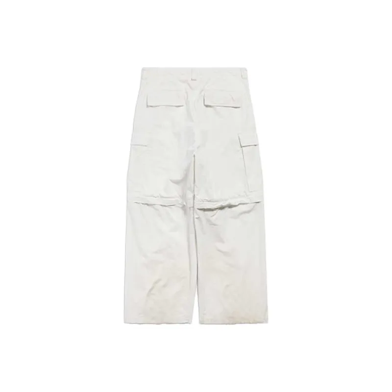 Balenciaga SS25 Casual Pants Loose Fit Men's White-1