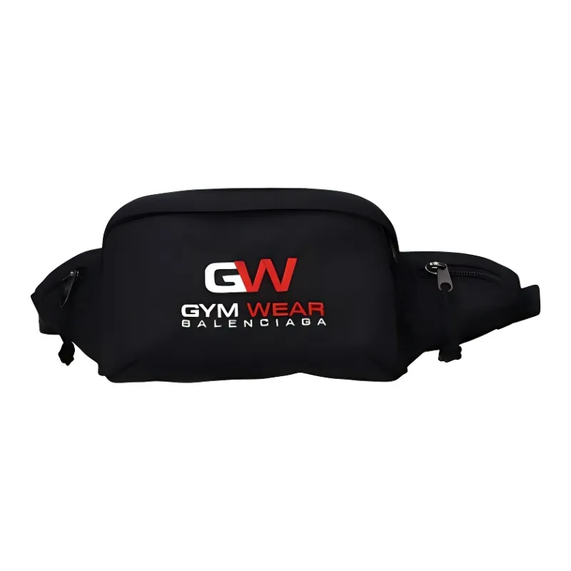 Balenciaga Nylon Fanny Pack Men's Black-3