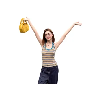 GOSO Tank Tops Women's Multicolor Stripes