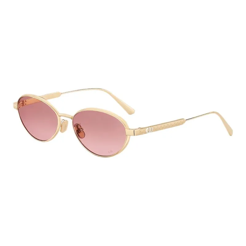 DIOR Metal Oval Sunglasses Unisex Pink-0