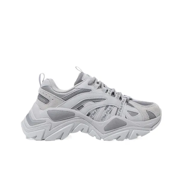 FILA Interaction V2 Low Top Chunky Sneakers Unisex Gray-1