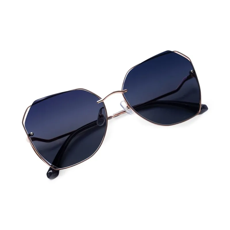 HELEN KELLER Irregular Shape Sunglasses Unisex-0