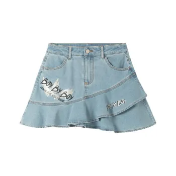 BOY BY BOY Denim Short Skirts Women's