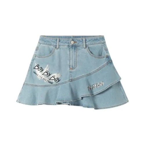 BOY BY BOY Denim Short Skirts Women's
