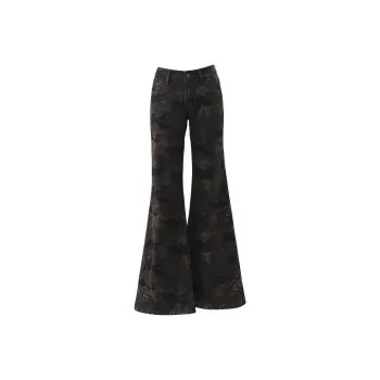 YINLEI Jeans Women's Camouflage