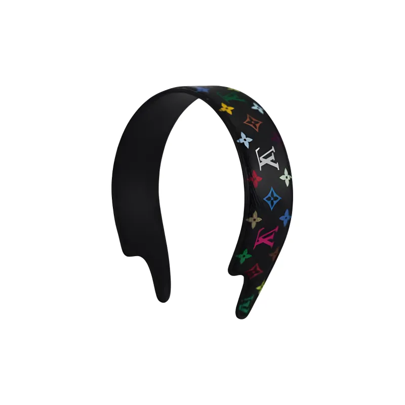 LOUIS VUITTON X Takashi Murakami Monogram Multicolor Lv Outline Headband-1