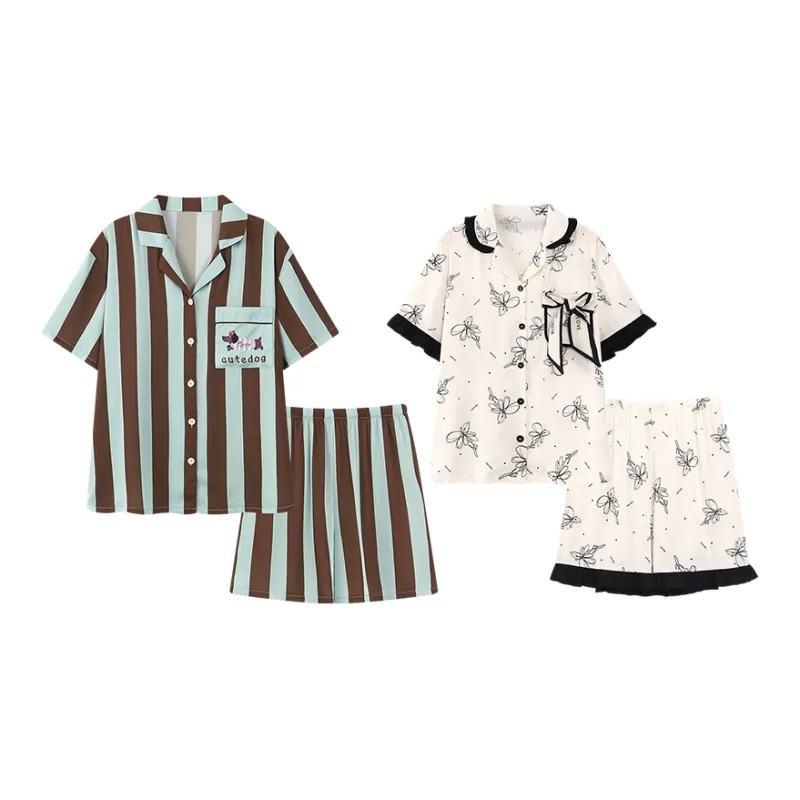 Cotton Gene Pajama Set Women's Combo Set-50
