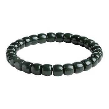 YINXIANGMOU Hetian Jade Bracelets Green Jade Unisex