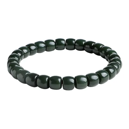 YINXIANGMOU Hetian Jade Bracelets Green Jade Unisex