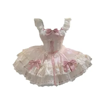 Mu Xiao Xin Slip Dresses Women's Pink
