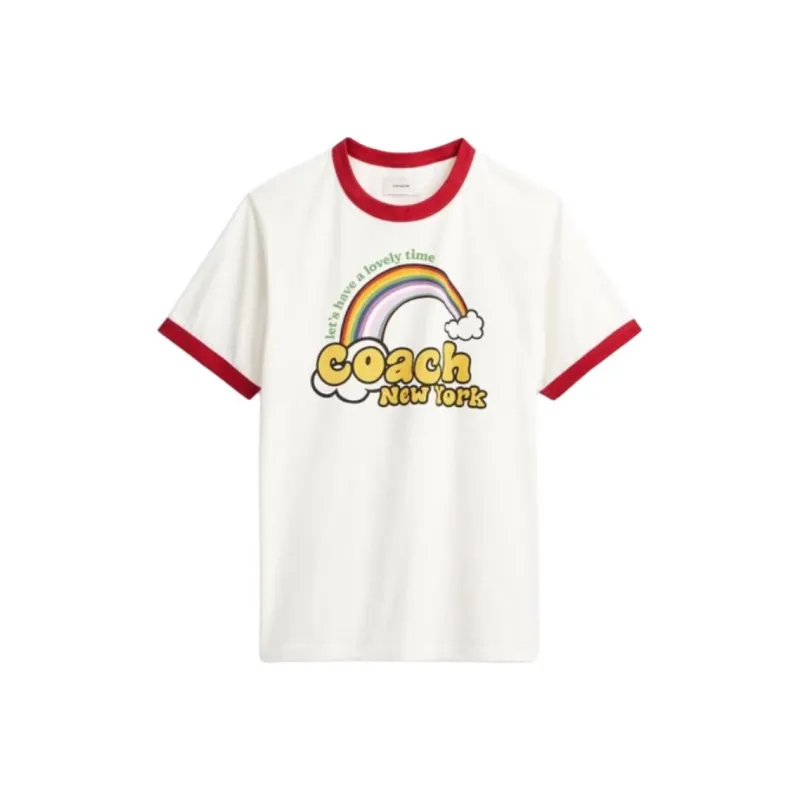 COACH T Shirts Men White-0